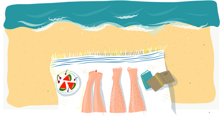 בולי בחוף ים- מתנה ליום האהבה