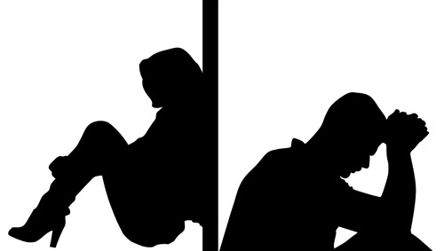 ריבים בין בני הזוג